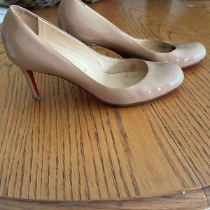 Louboutin 70mm simple pumps